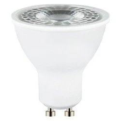 Λάμπα Led GU10 7W 230V δέσμης 38° ενδιάμεσο λευκό φως 4000k 580lm ντιμαριζόμενη 30000h