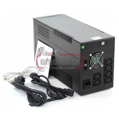 Ups line interactive EAST EA615 καθαρού ημιτόνου 1500VA/1200W τροφοδοτικό αδιάλειπτης λειτουργίας