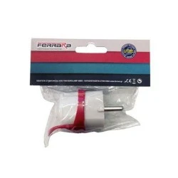 Φις σούκο αρσενικό λευκό 16Α 220-240V σε blister