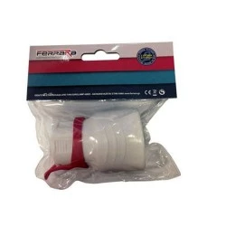 Φις σούκο θηλυκό λευκό 16Α 220-240V σε blister