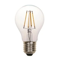Λάμπα LED αχλάδι FILAMENT ισχύος 8W 220-240V E27 2700K θερμό φως δέσμης 360° 806lm σε blister 2τμχ