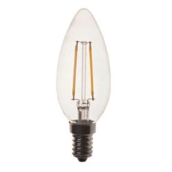 Λάμπα LED ΜΙΝΙΟΝ Fillament 4W E14 220-240V 2700K θερμό φως 480lm διάρκειας 25000h σε Blister 2τμχ