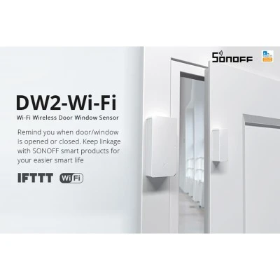 SONOFF Wi-Fi ασύρματος αισθητήρας ασφαλείας για πόρτες & παράθυρα DW2-R2