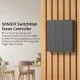 GloboStar® 80093 SONOFF R5-3C Free Wiring eWeLink Remote Switchman Smart Wall Stick-On Switch WiFi With 2 x Battery 3V 2032 3 Way