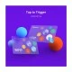 GloboStar® 80100 SONOFF 2 x PAIR NFC Tag Tap to Trigger Tap to Start Your Smart Life Carry-on or Sticker One Scene/NFC
