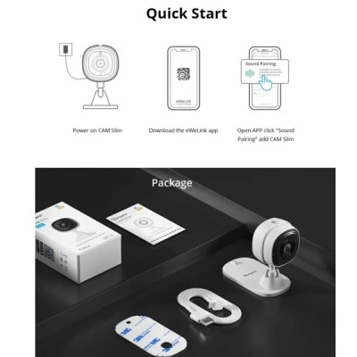 Κάμερα παρακολούθησης Sonoff smart S-CAM με ηχητικό συναγερμό ανάλυση εικόνας1080p FHD Wi-Fi Κάμερα παρακολούθησης Sonoff smart S-CAM με ηχητικό συναγερμό ανάλυση εικόνας1080p FHD Wi-Fi