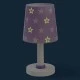Παιδικό φωτιστικό κομοδίνου Stars Lilac σε λιλά χρώμα με αστεράκια με φωσφορίζοντα μέρη