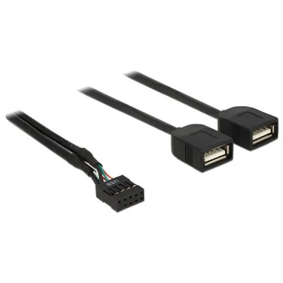 Καλώδιο DELOCK 83823 USB-A interface σε 2x USB Type-A female 0.4m