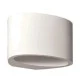 Απλίκα τοίχου MEDIUM οβάλ γύψινη για λάμπα G9 max 6W 150x120x100mm σε λευκό χρώμα Απλίκα τοίχου MEDIUM οβάλ γύψινη για λάμπα G9 max 6W 150x120x100mm σε λευκό χρώμα