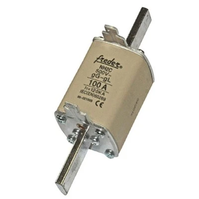 Φυσσίγιο τύπου BOX NO 2C 100A NH2C gG-gL 500V για φωτοβολταϊκά συστήματα