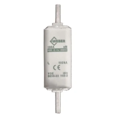 Ασφάλεια μαχαιρωτή NH (BOX) WEBER aM No 0 80A