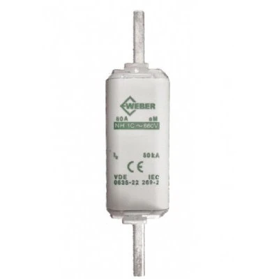 Ασφάλεια μαχαιρωτή NH (BOX) WEBER aM No1c 63A Ασφάλεια μαχαιρωτή NH (BOX) WEBER aM No1c 63A