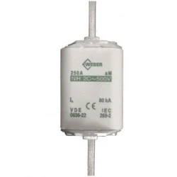 Ασφάλεια μαχαιρωτή NH (BOX) WEBER aM No2c 200A