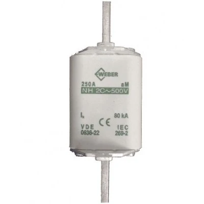 Ασφάλεια μαχαιρωτή NH (BOX) WEBER aM No2c 200A Ασφάλεια μαχαιρωτή NH (BOX) WEBER aM No2c 200A
