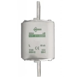 Ασφάλεια μαχαιρωτή NH (BOX) WEBER aM No3c 630A