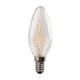 Λάμπα Led E14 κερί Μinion Crossed Filament C37 2.5W 3000K θερμό φως 250lm με διάφανο κάλυμμα
