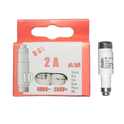 Φυσίγγια κυλινδρικά NEOZED gL/Gg DO1 E14 2A πορσελάνης FREDER