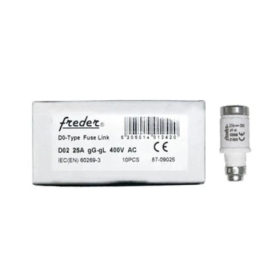 Φυσίγγια κυλινδρικά NEOZED gL/Gg DO1 E14 16Α πορσελάνης FREDER