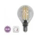 Λάμπα led cog σφαιρική διάφανη Ε14 ισχύος 6W 230V ντιμαριζόμενη 2800k θερμό λευκό φως 720lm