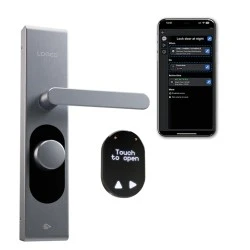 Έξυπνη κλειδαριά χωρίς κλειδί με Bluetooth και Wi-Fi Shelly LOQED Touch Smart Lock Silver Edition ασημί Έξυπνη κλειδαριά χωρίς κλειδί με Bluetooth και Wi-Fi Shelly LOQED Touch Smart Lock Silver Edition ασημί