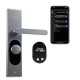 Έξυπνη κλειδαριά χωρίς κλειδί με Bluetooth και Wi-Fi Shelly LOQED Touch Smart Lock Silver Edition ασημί