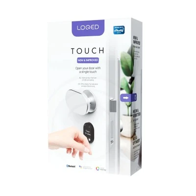 Έξυπνη κλειδαριά χωρίς κλειδί με Bluetooth και Wi-Fi Shelly LOQED Touch Smart Lock Silver Edition ασημί