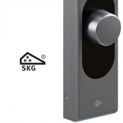 Έξυπνη κλειδαριά χωρίς κλειδί με Bluetooth και Wi-Fi Shelly LOQED Touch Smart Lock Silver Edition ασημί