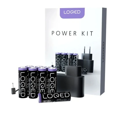 Φορτιστής μπαταριών LOQED Power Kit για τις επαναφορτιζόμενες μπαταρίες της έξυπνης κλειδαριάς Shelly LOQED Touch Smart Lock Φορτιστής μπαταριών LOQED Power Kit για τις επαναφορτιζόμενες μπαταρίες της έξυπνης κλειδαριάς Shelly LOQED Touch Smart Lock