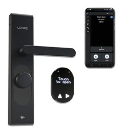 Έξυπνη κλειδαριά χωρίς κλειδί με Bluetooth και Wi-Fi Shelly LOQED Touch Smart Lock Black Edition μαύρη Έξυπνη κλειδαριά χωρίς κλειδί με Bluetooth και Wi-Fi Shelly LOQED Touch Smart Lock Black Edition μαύρη