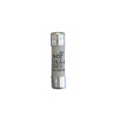 Φυσίγγιο κυλινδρικό πορσελάνης 10x38mm ταχείας καύσεως gG 16A