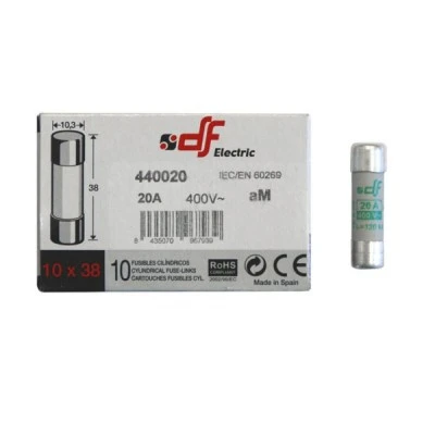 Φυσίγγιο κυλινδρικό πορσελάνης10x38mm 20Α aM
