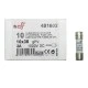 Ασφάλεια κυλινδρική (φυσίγγιο) 10x38mm 2A 1000V DC gR για φωτοβολταϊκά συστήματα