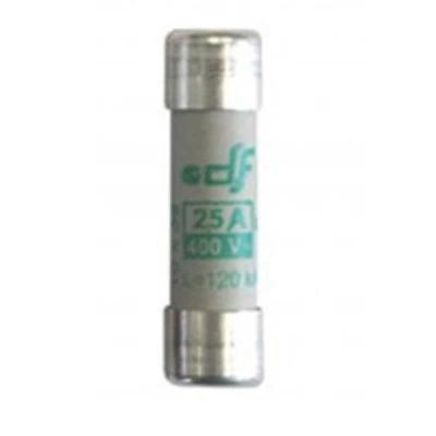 Φυσίγγιο κυλινδρικό πορσελάνης10x38mm 25Α aM