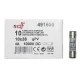 Ασφάλεια κυλινδρική (φυσίγγιο) 10x38mm 4A 1000V DC gR για φωτοβολταϊκά συστήματα Ασφάλεια κυλινδρική (φυσίγγιο) 10x38mm 4A 1000V DC gR για φωτοβολταϊκά συστήματα