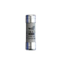 Φυσίγγιο κυλινδρικό πορσελάνης 14x51mm ταχείας καύσεως gG 10A