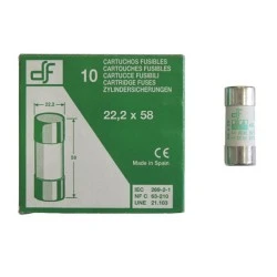 Φυσίγγιο κυλινδρικό πορσελάνης22x58mm 20Α aM