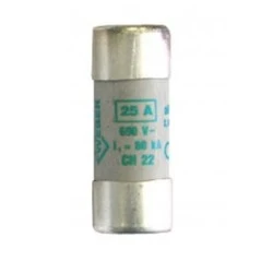 Φυσίγγιο κυλινδρικό πορσελάνης22x58mm 25Α aM