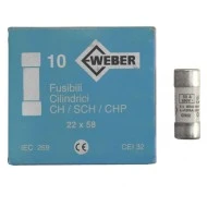 Φυσίγγιο κυλινδρικό πορσελάνης 22x58mm 50Α Gg ταχείας καύσεως Φυσίγγιο κυλινδρικό πορσελάνης 22x58mm 50Α Gg ταχείας καύσεως