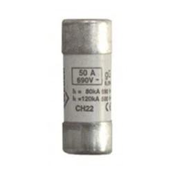 Φυσίγγιο κυλινδρικό πορσελάνης 22x58mm 50Α Gg ταχείας καύσεως