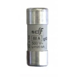 Φυσίγγιο κυλινδρικό πορσελάνης 22x58mm 80Α Gg ταχείας καύσεως