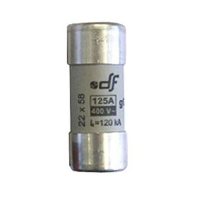 Φυσίγγιο κυλινδρικό πορσελάνης 22x58mm 125Α Gg ταχείας καύσεως