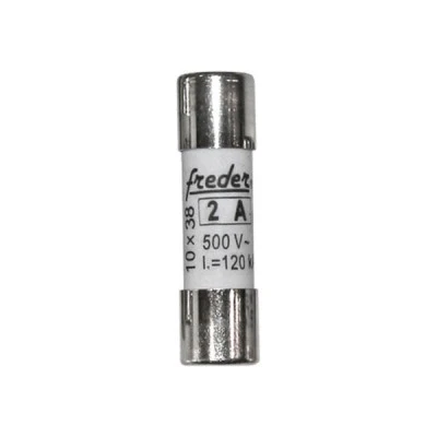 Φυσίγγιο κυλινδρικό Freder 10x38mm 2A gG για φωτοβολταϊκά συστήματα
