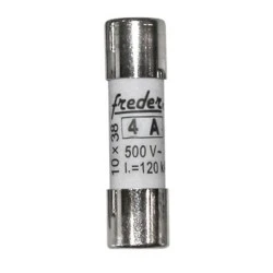 Φυσίγγιο κυλινδρικό Freder 10x38mm 4A gG για φωτοβολταϊκά συστήματα