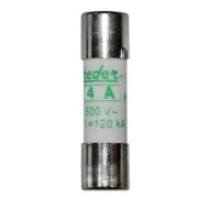 Φυσίγγιο κυλινδρικό Freder 10x38mm 4A aM 500V για φωτοβολταϊκά συστήματα