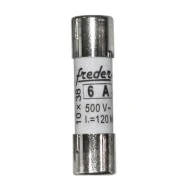 Φυσίγγιο κυλινδρικό Freder 10x38mm 6Α gG για φωτοβολταϊκά συστήματα