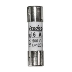 Φυσίγγιο κυλινδρικό Freder 10x38mm 6Α gG για φωτοβολταϊκά συστήματα