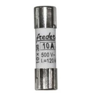 Φυσίγγιο κυλινδρικό Freder 10x38mm 10A gG για φωτοβολταϊκά συστήματα