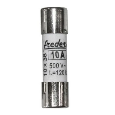Φυσίγγιο κυλινδρικό Freder 10x38mm 10A gG για φωτοβολταϊκά συστήματα