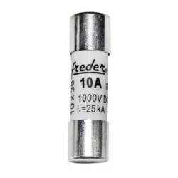 Φυσίγγιο κυλινδρικό φωτοβολταϊκών Freder 10x38mm 10A 1000 VDC