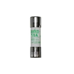 Φυσίγγιο κυλινδρικό Freder 10x38mm 10A aM 500V για φωτοβολταϊκά συστήματα Φυσίγγιο κυλινδρικό Freder 10x38mm 10A aM 500V για φωτοβολταϊκά συστήματα